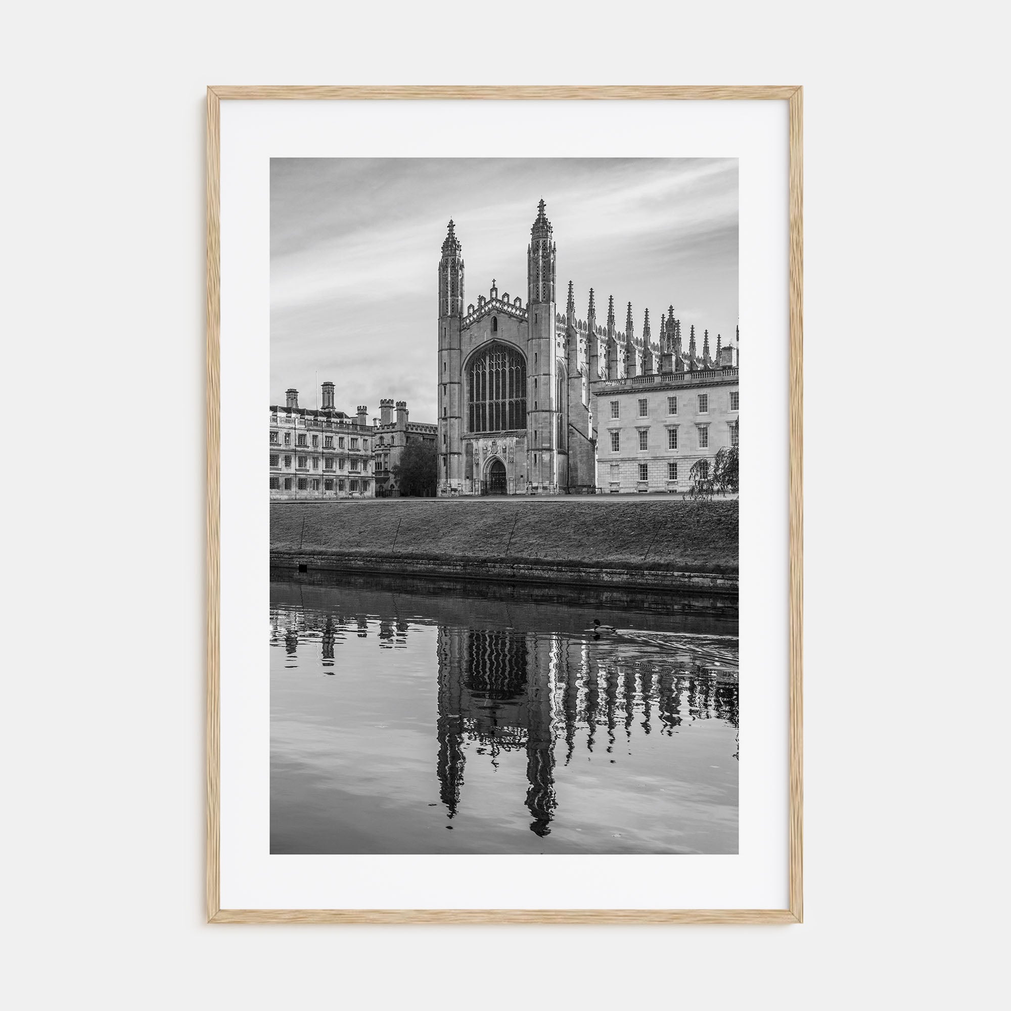 Cambridge, England Photo B&W Poster