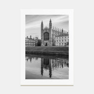 Cambridge, England Photo B&W Poster