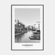 Cambridge, England Portrait B&W Poster