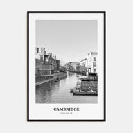 Cambridge, England Portrait B&W Poster