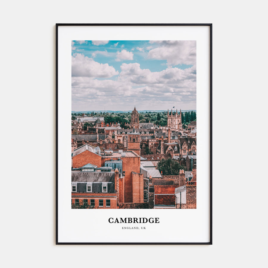 Cambridge, England Portrait Color Poster