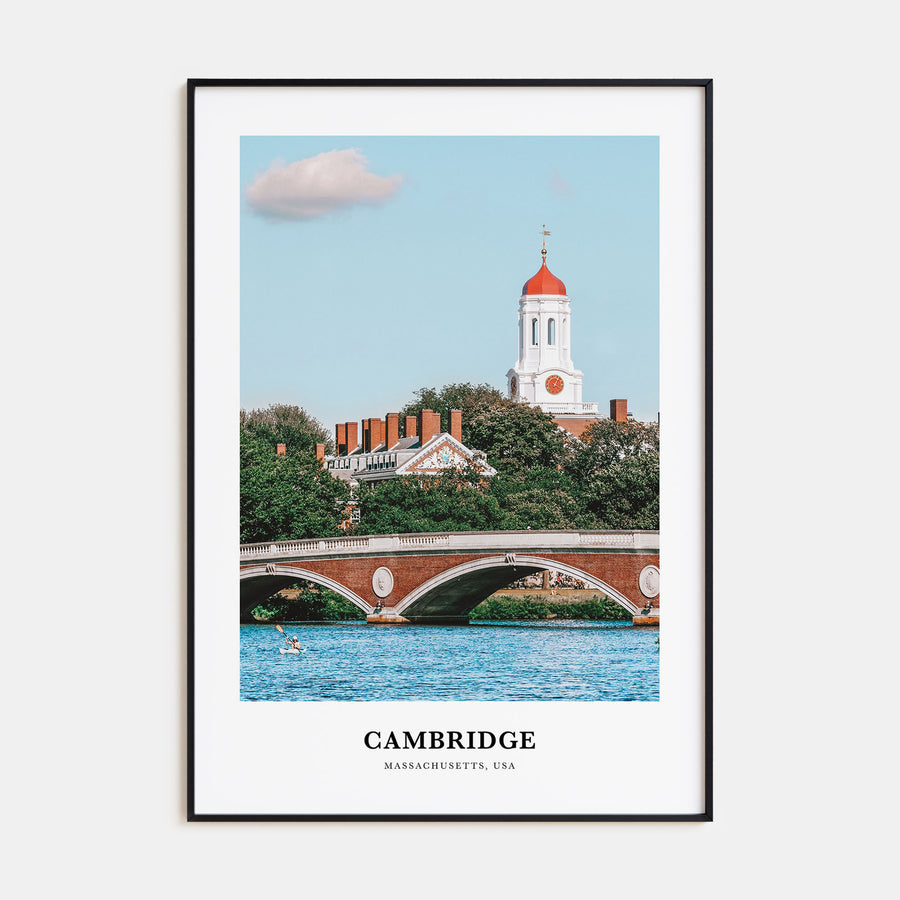 Cambridge, Massachusetts Portrait Color Poster