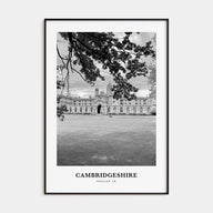 Cambridgeshire Portrait B&W Poster