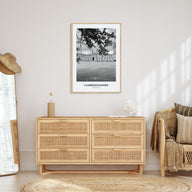 Cambridgeshire Portrait B&W Poster