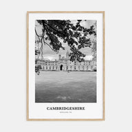Cambridgeshire Portrait B&W Poster