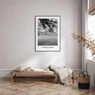 Cambridgeshire Portrait B&W Poster