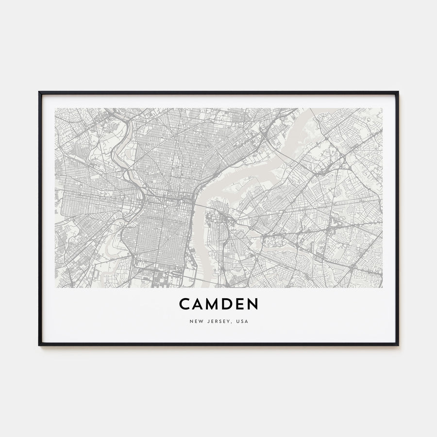 Camden Map Landscape Poster
