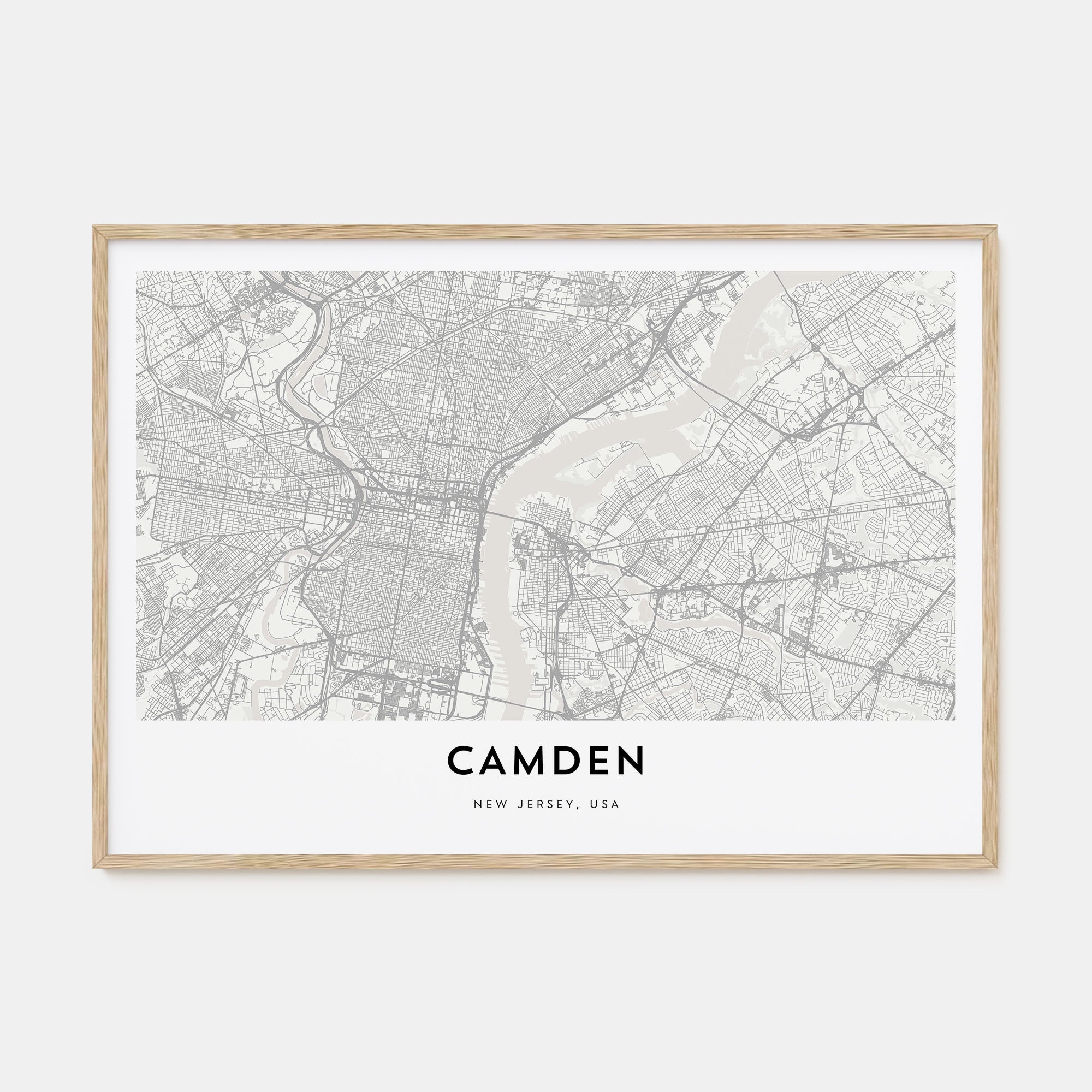 Camden Map Landscape Poster