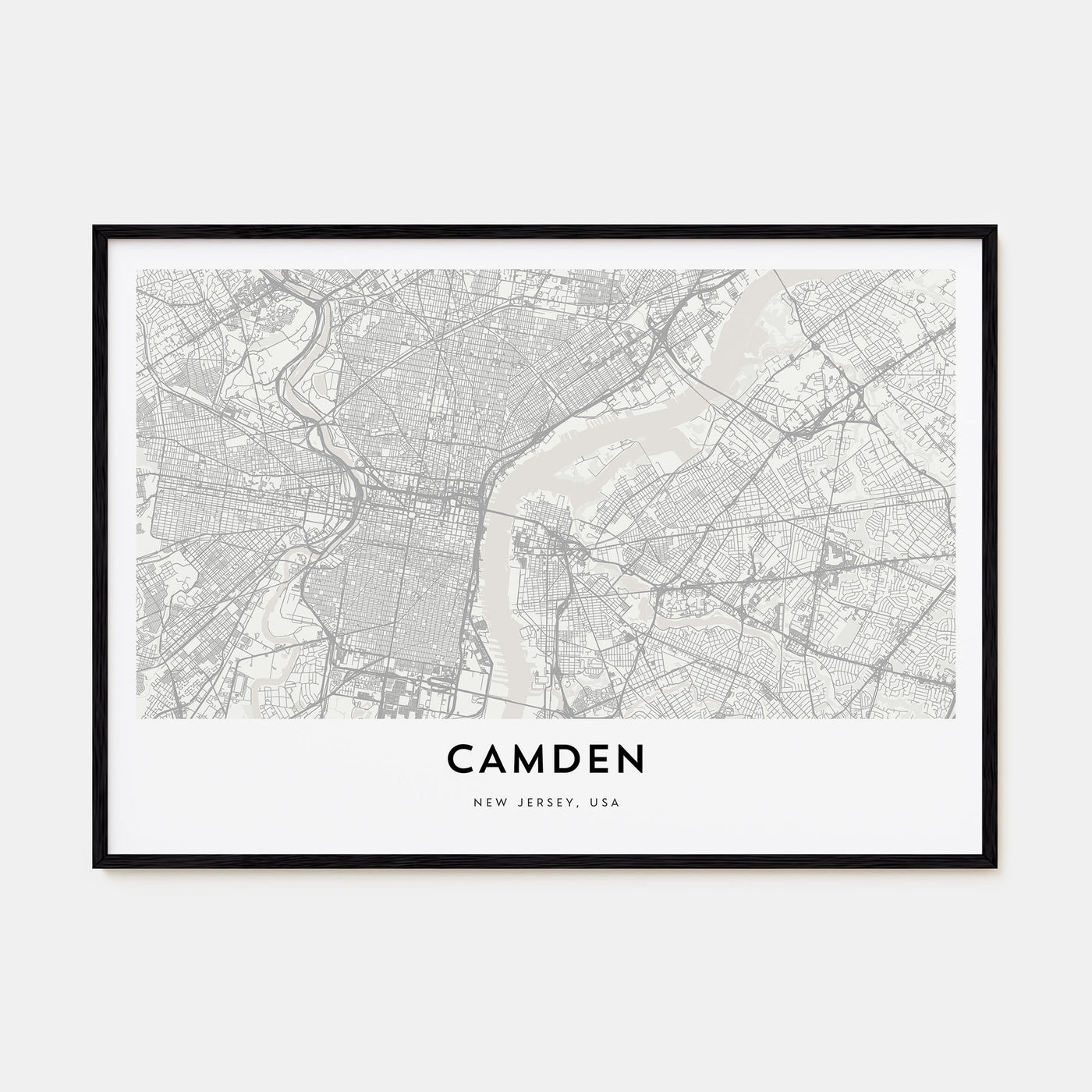 Camden Map Landscape Poster