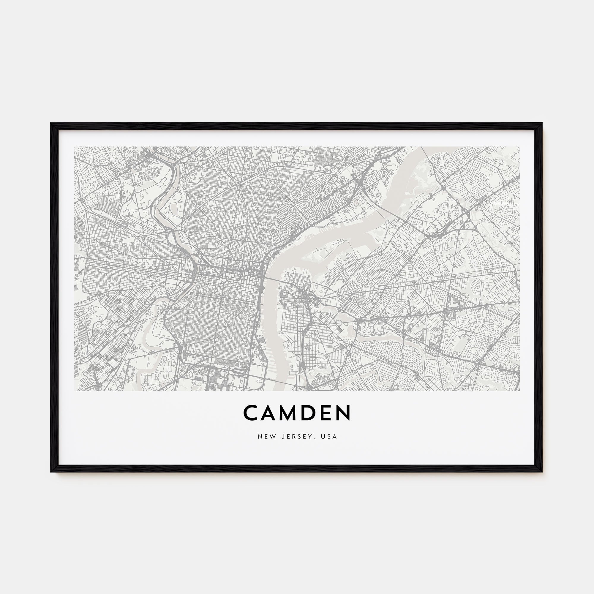 Camden Map Landscape Poster