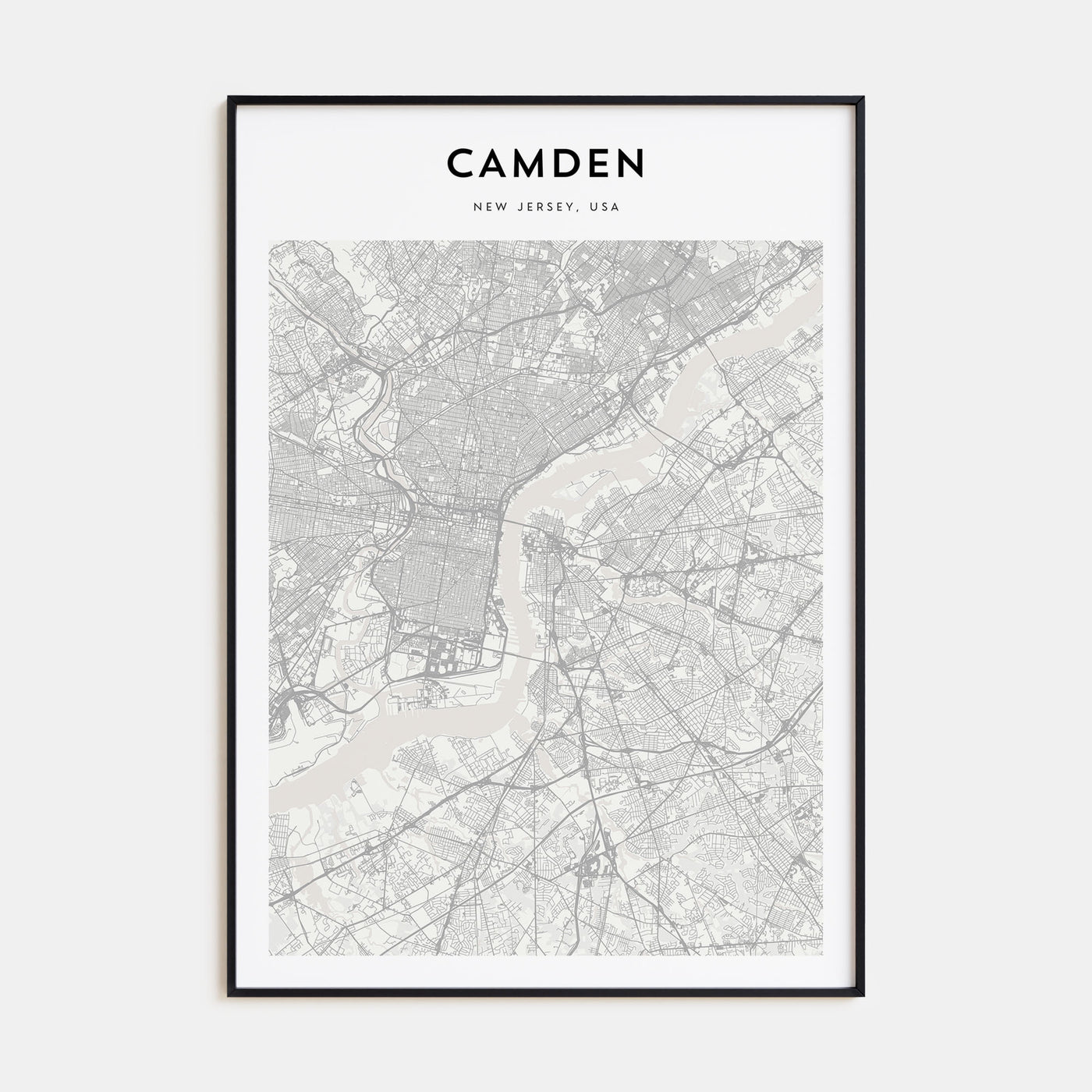Camden Map Portrait Poster
