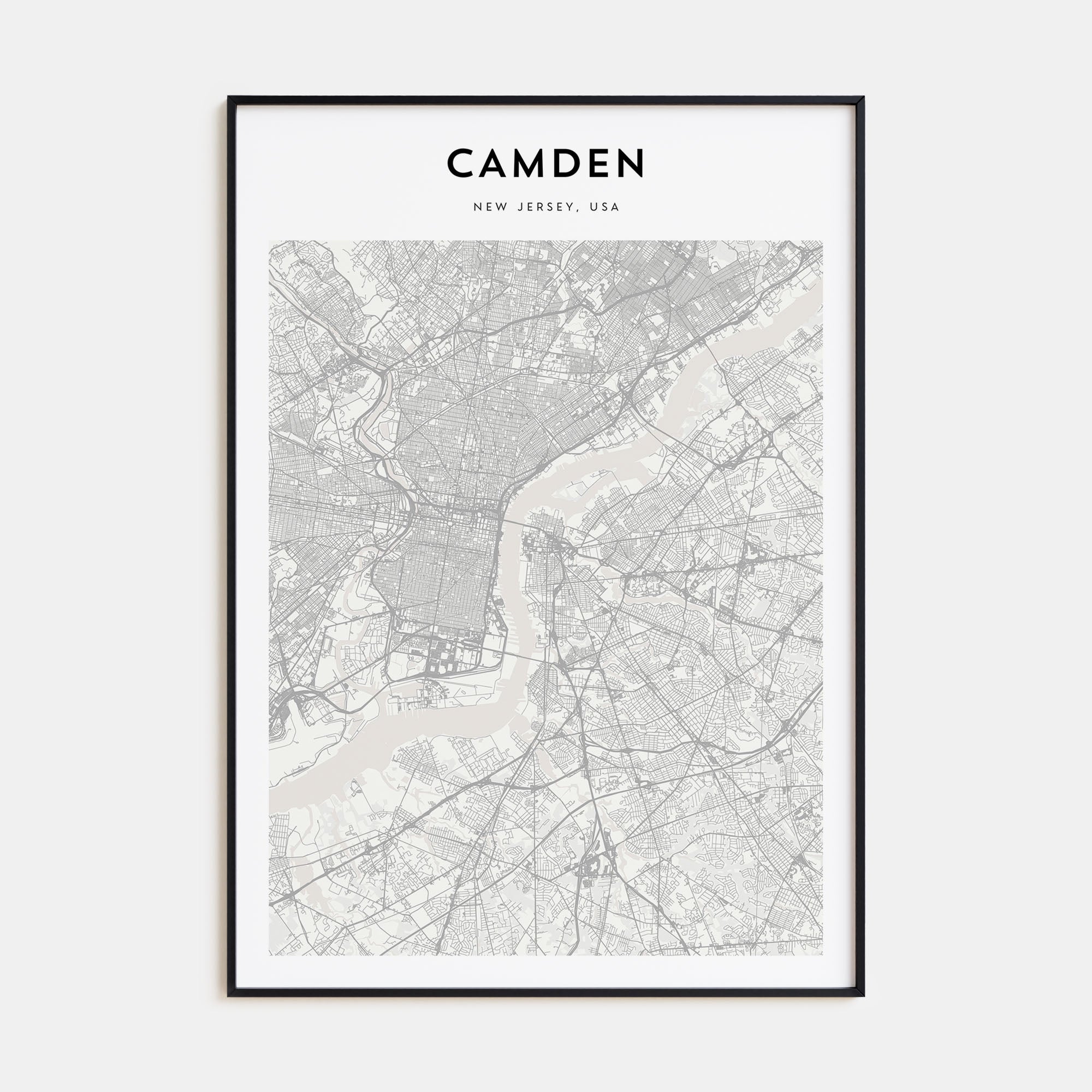 Camden Map Portrait Poster