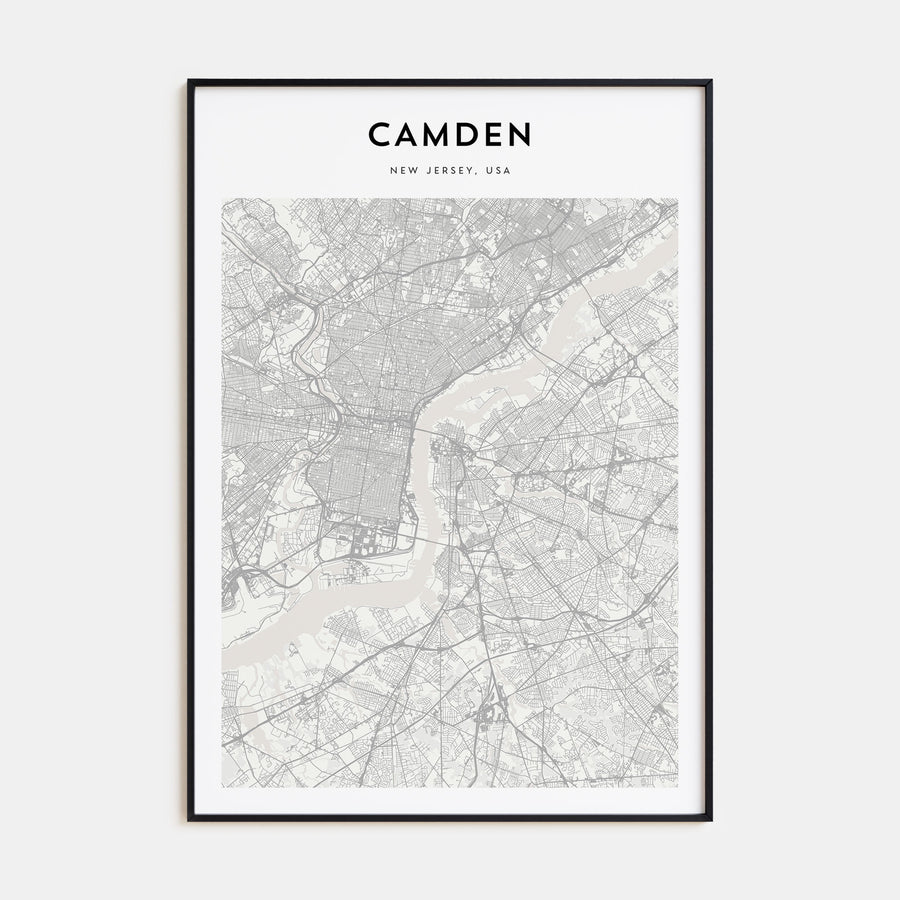 Camden Map Portrait Poster