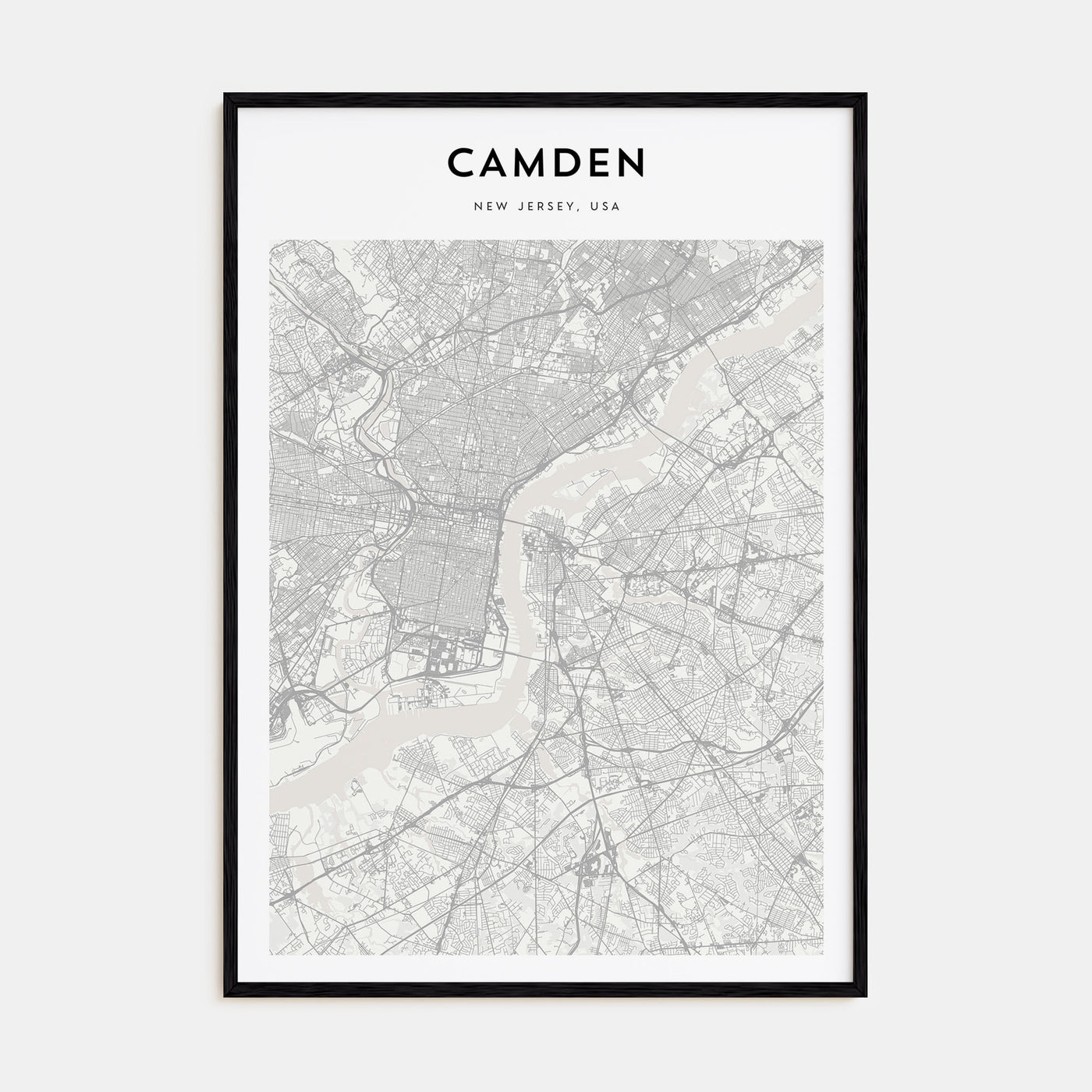 Camden Map Portrait Poster