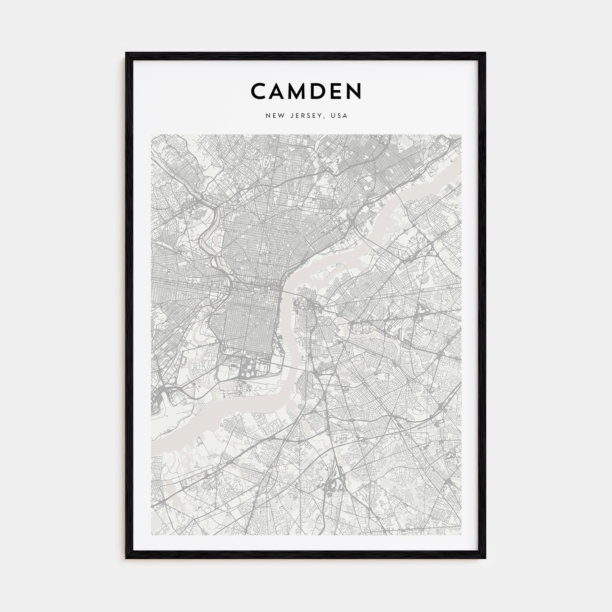 Camden Map Portrait Poster