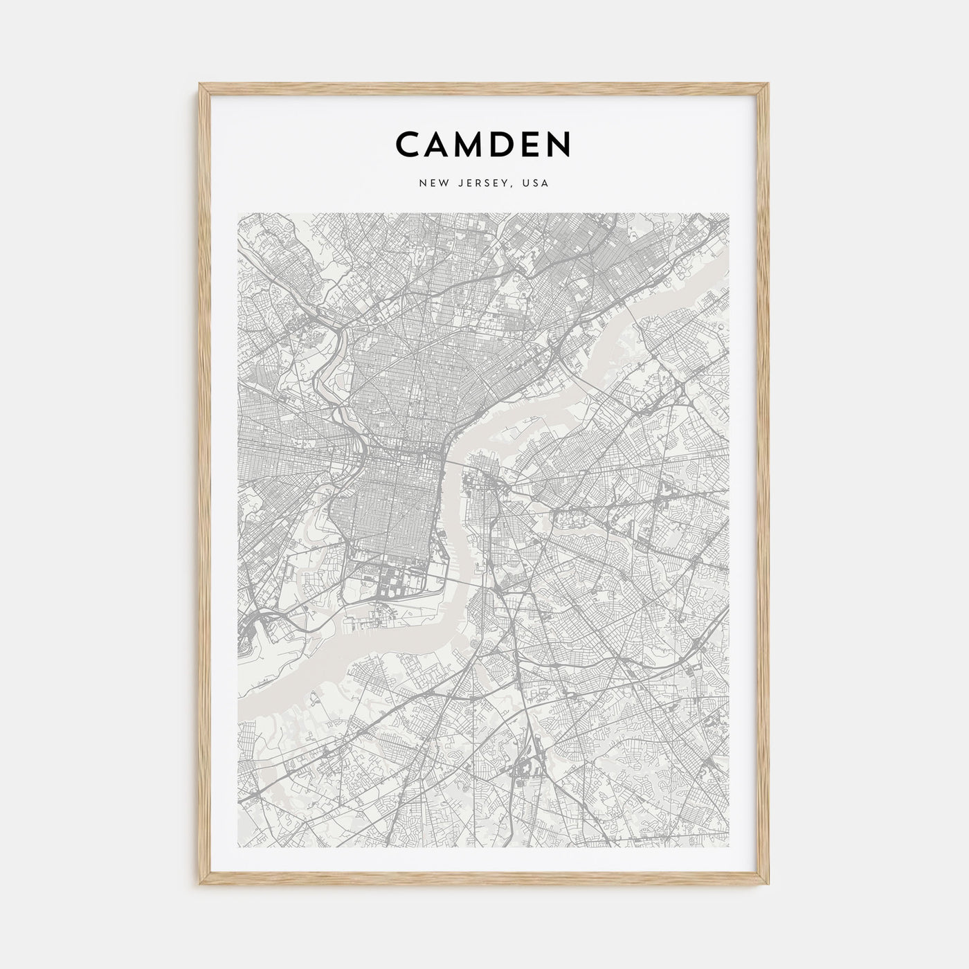 Camden Map Portrait Poster