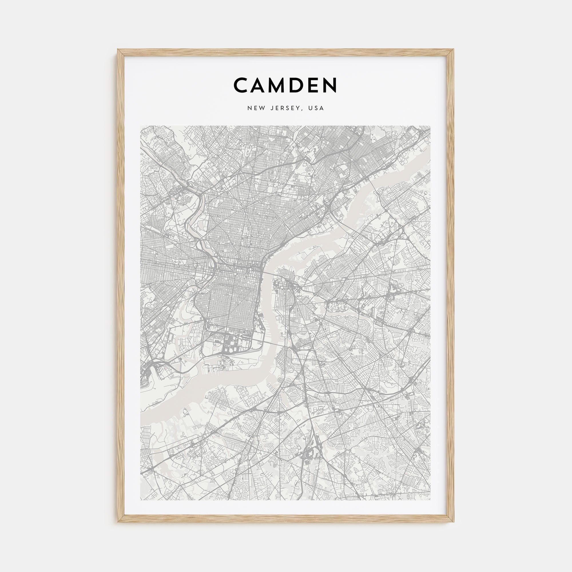 Camden Map Portrait Poster