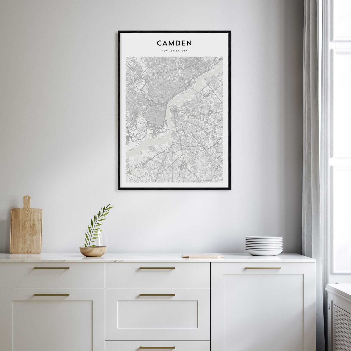 Camden Map Portrait Poster