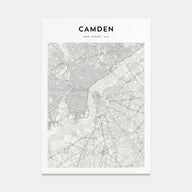 Camden Map Portrait Poster