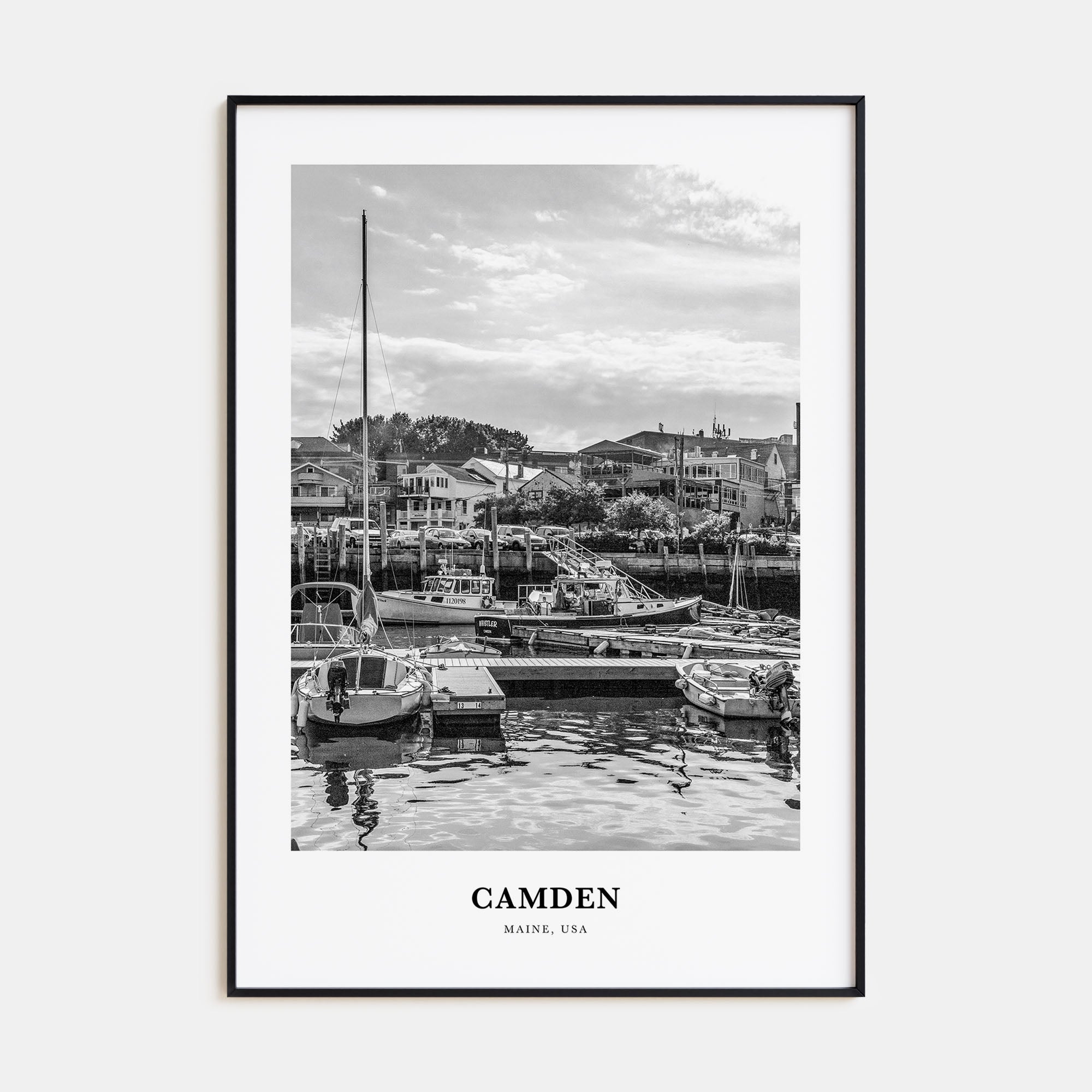 Camden Portrait B&W Poster