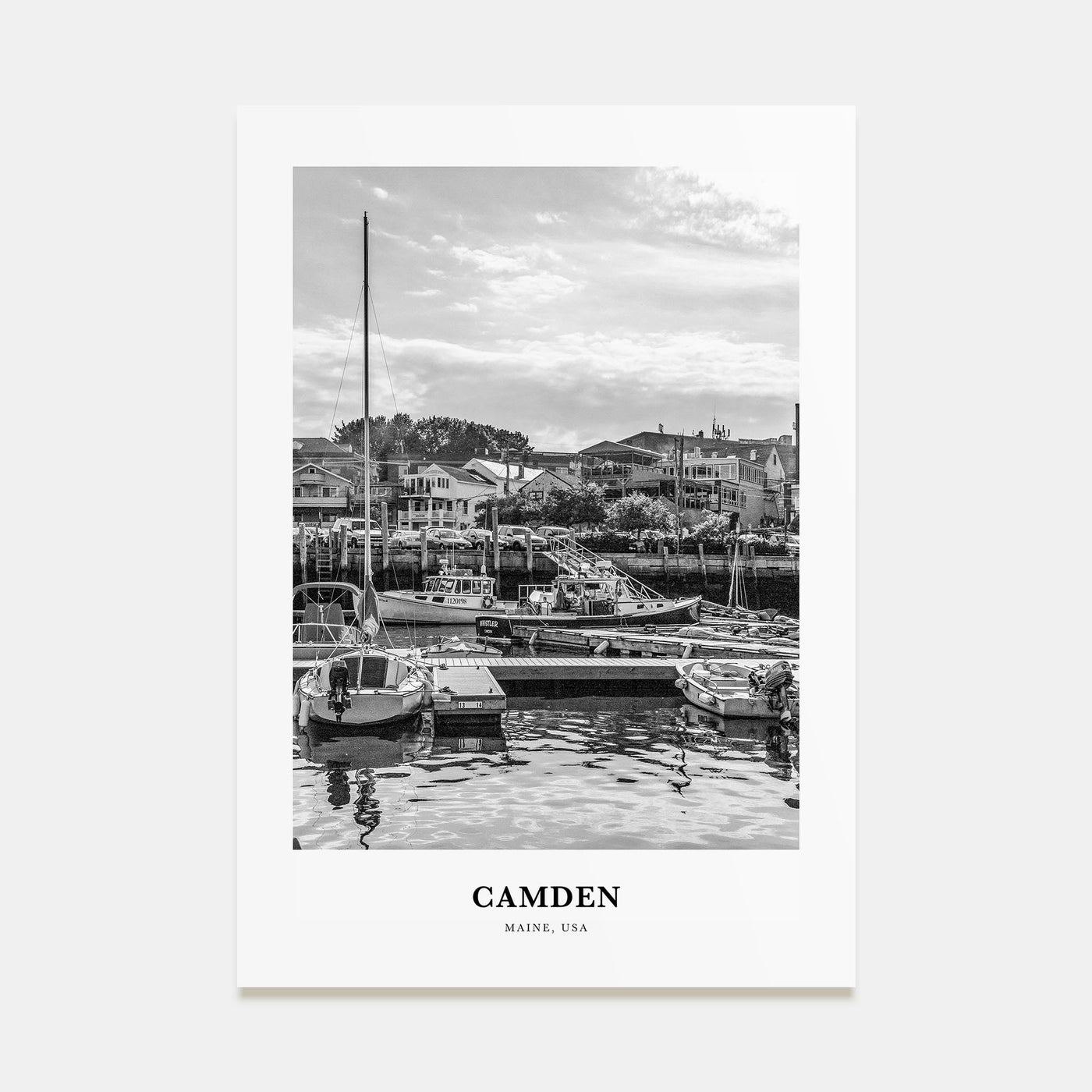 Camden Portrait B&W Poster