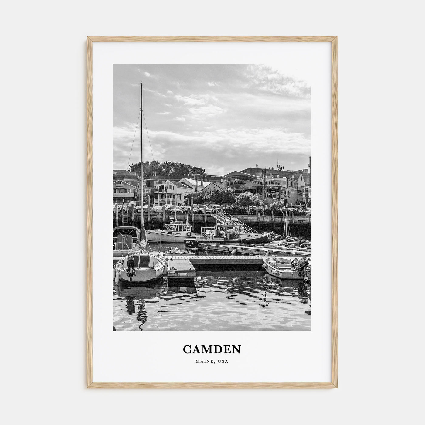 Camden Portrait B&W Poster