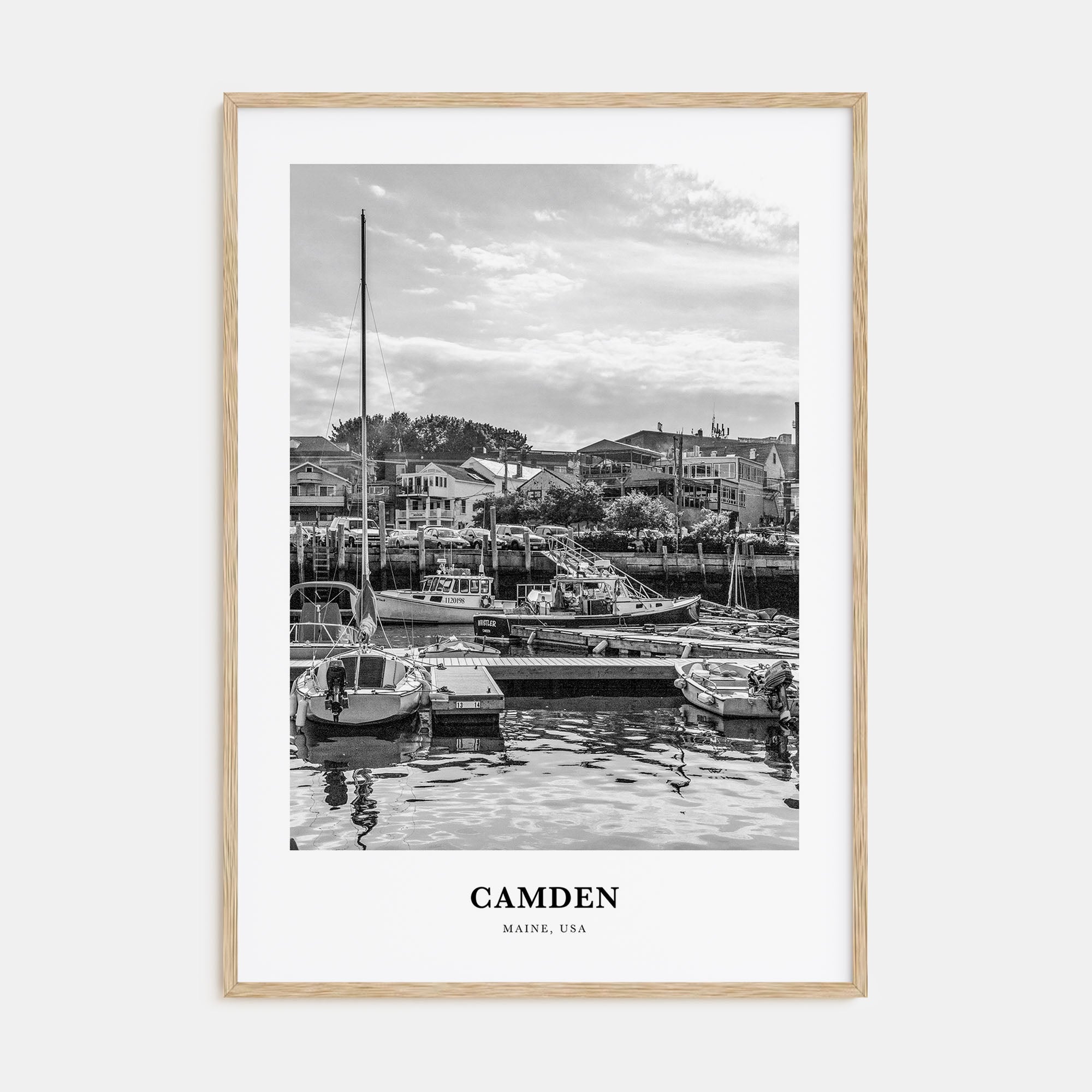 Camden Portrait B&W Poster