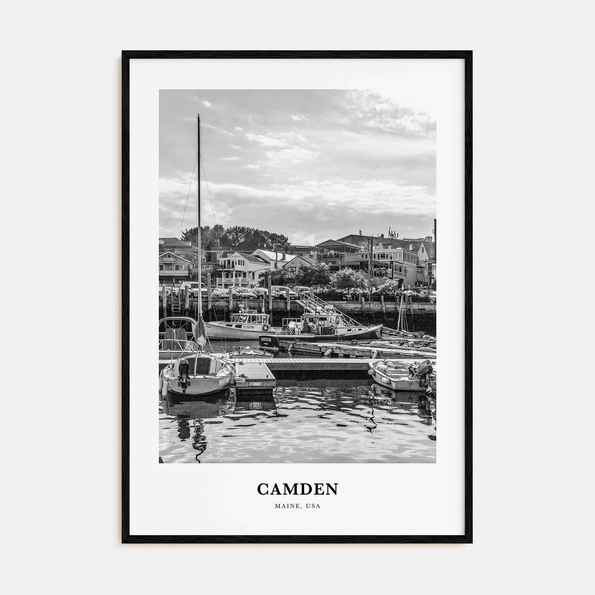 Camden Portrait B&W Poster