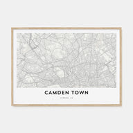 Camden Town Map Landscape Poster