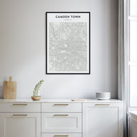 Camden Town Map Portrait Poster