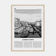 Camden Town Travel B&W Poster