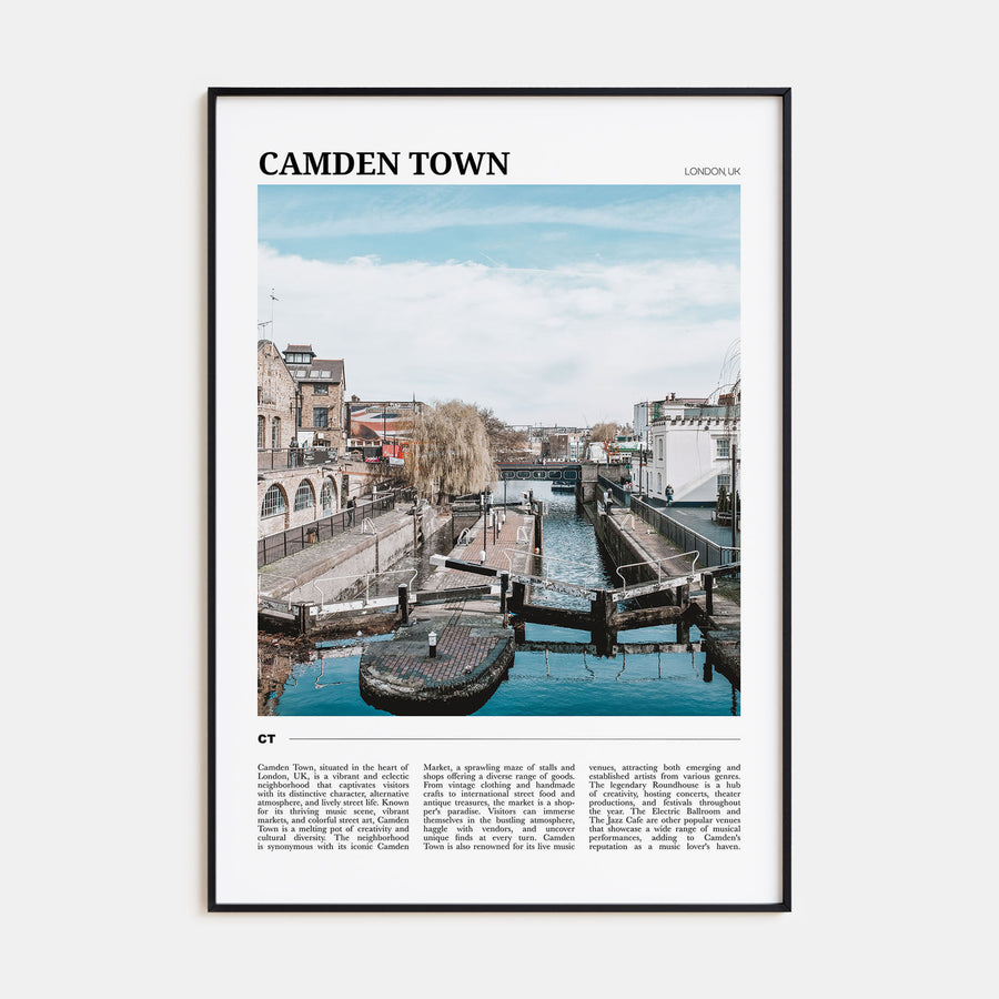 Camden Town Travel Color Poster