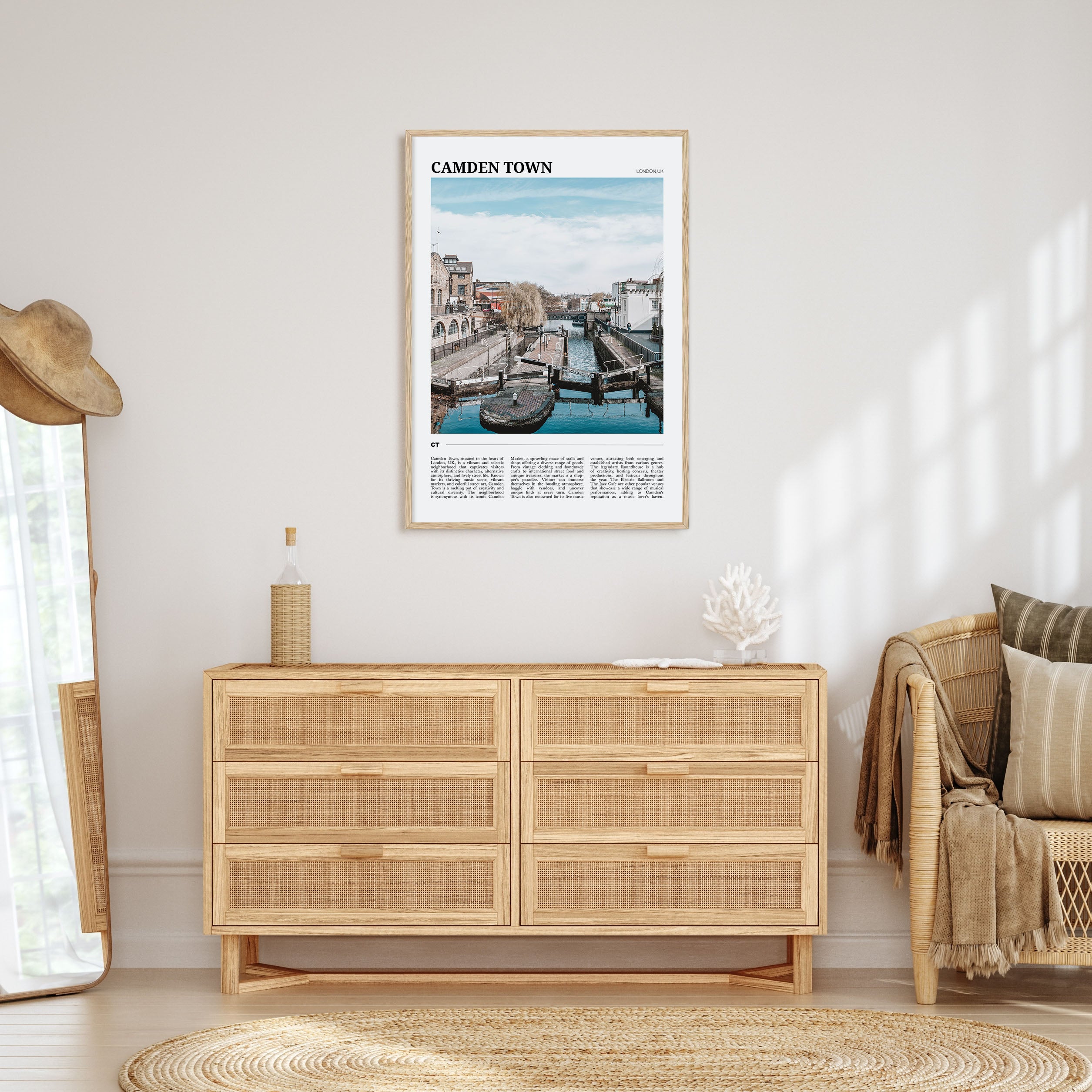Camden Town Travel Color Poster