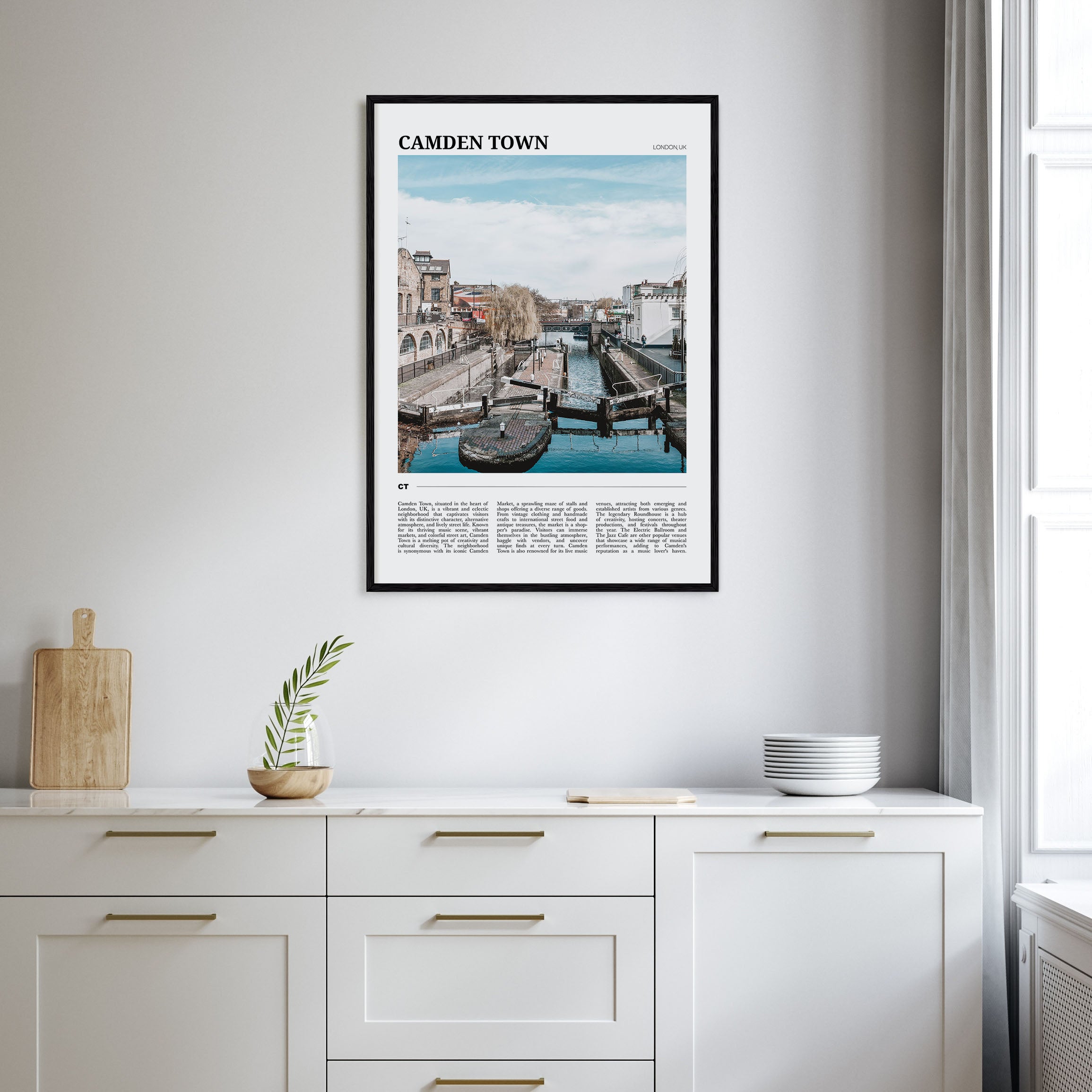 Camden Town Travel Color Poster