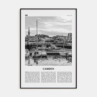 Camden Travel B&W Poster