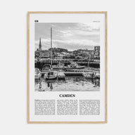 Camden Travel B&W Poster