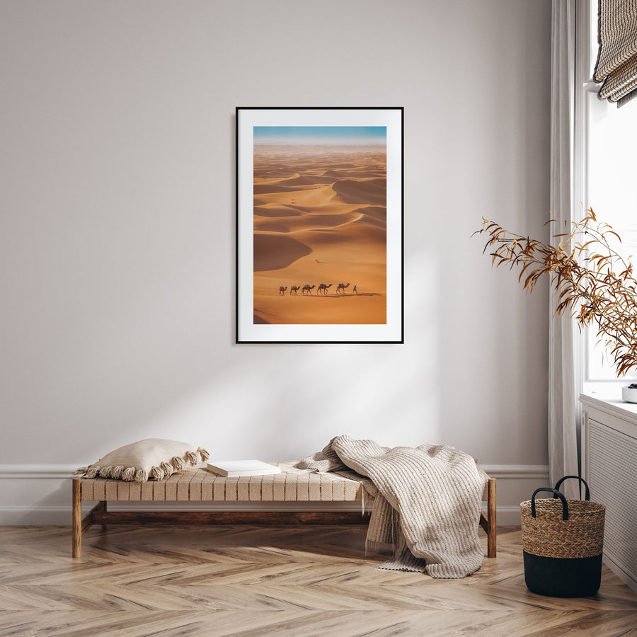 Camel Caravan Photo Color Poster