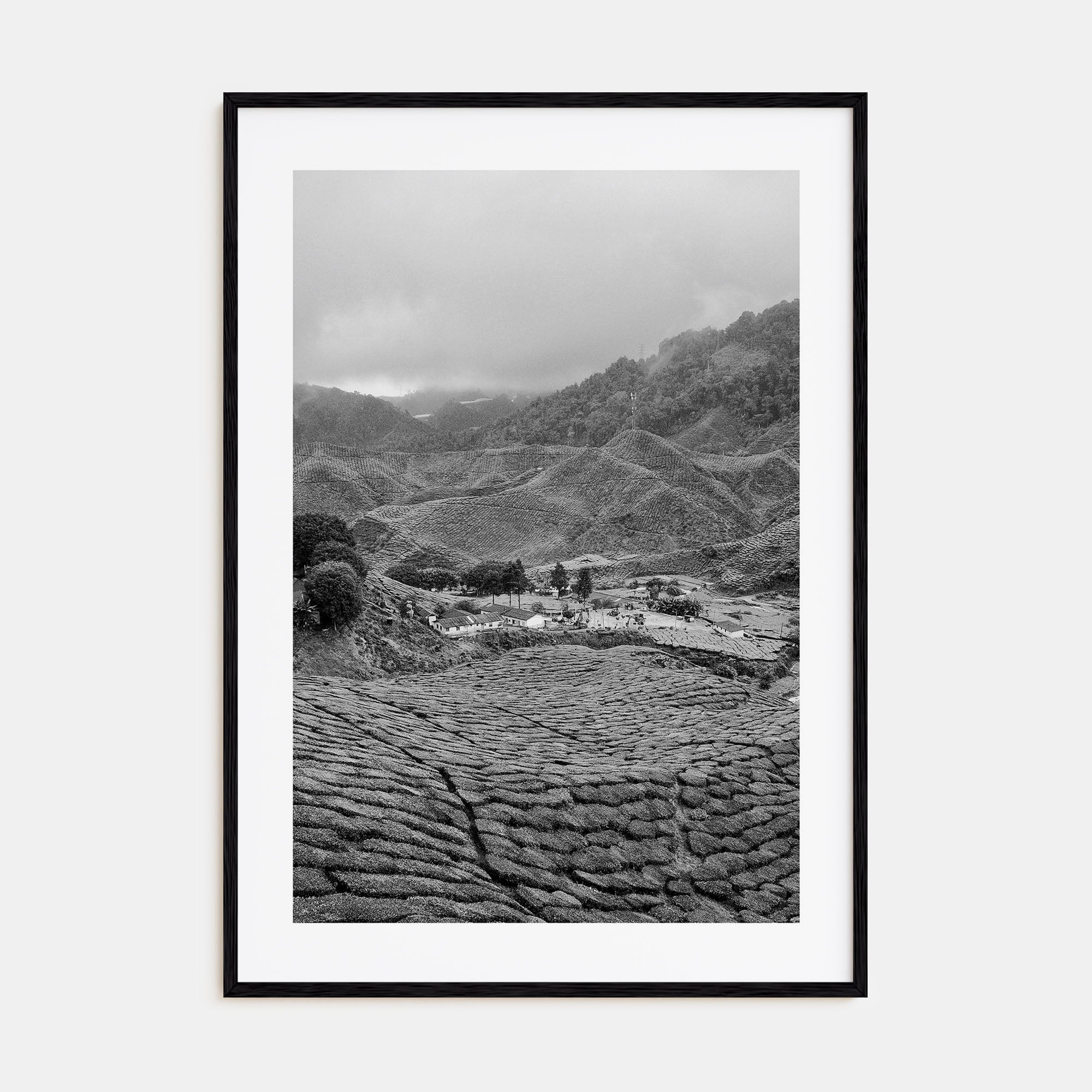 Cameroon Photo B&W Poster