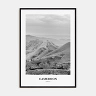 Cameroon Portrait B&W Poster