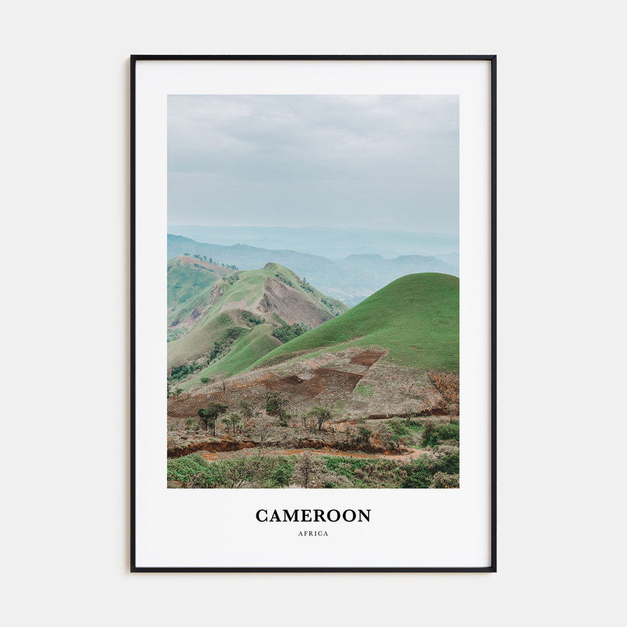 Cameroon Portrait Color Poster