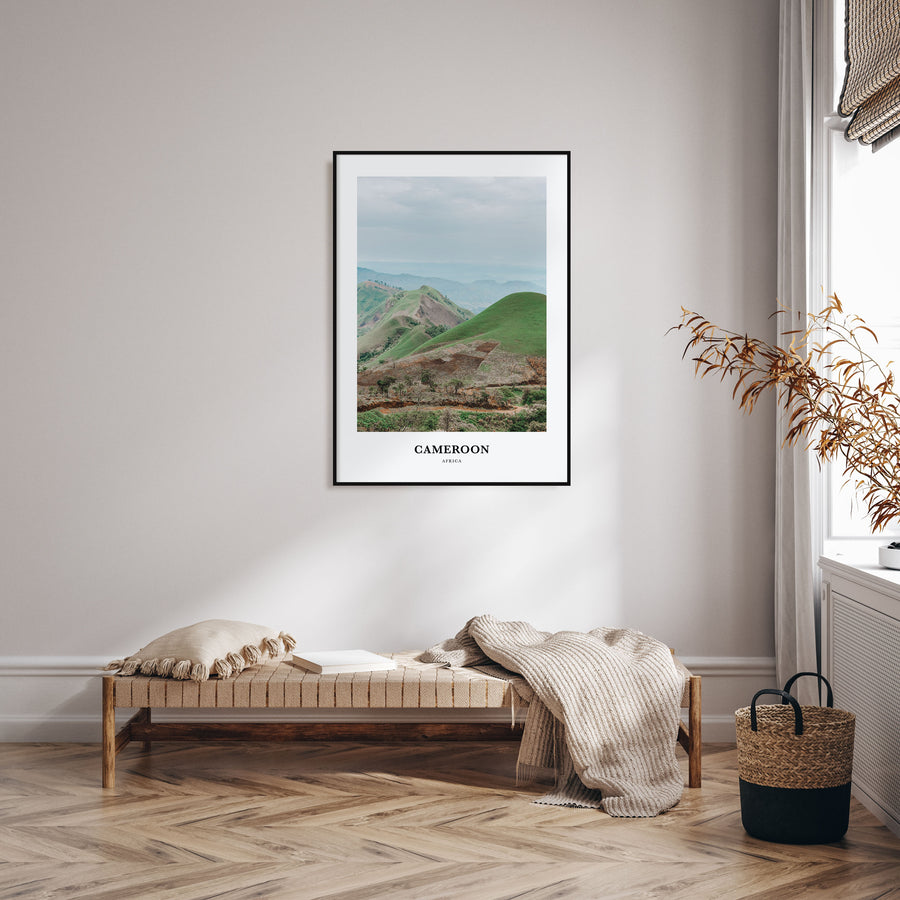 Cameroon Portrait Color Poster