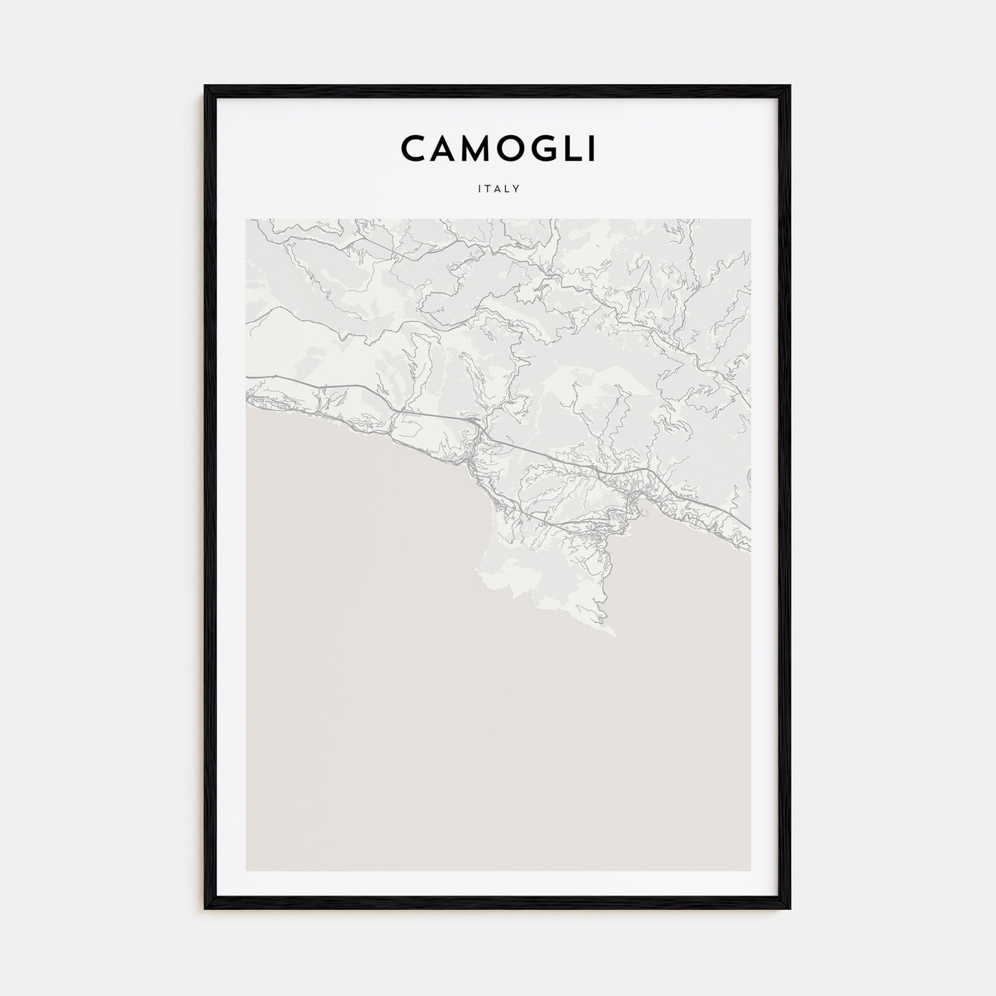 Camogli Map Portrait Poster