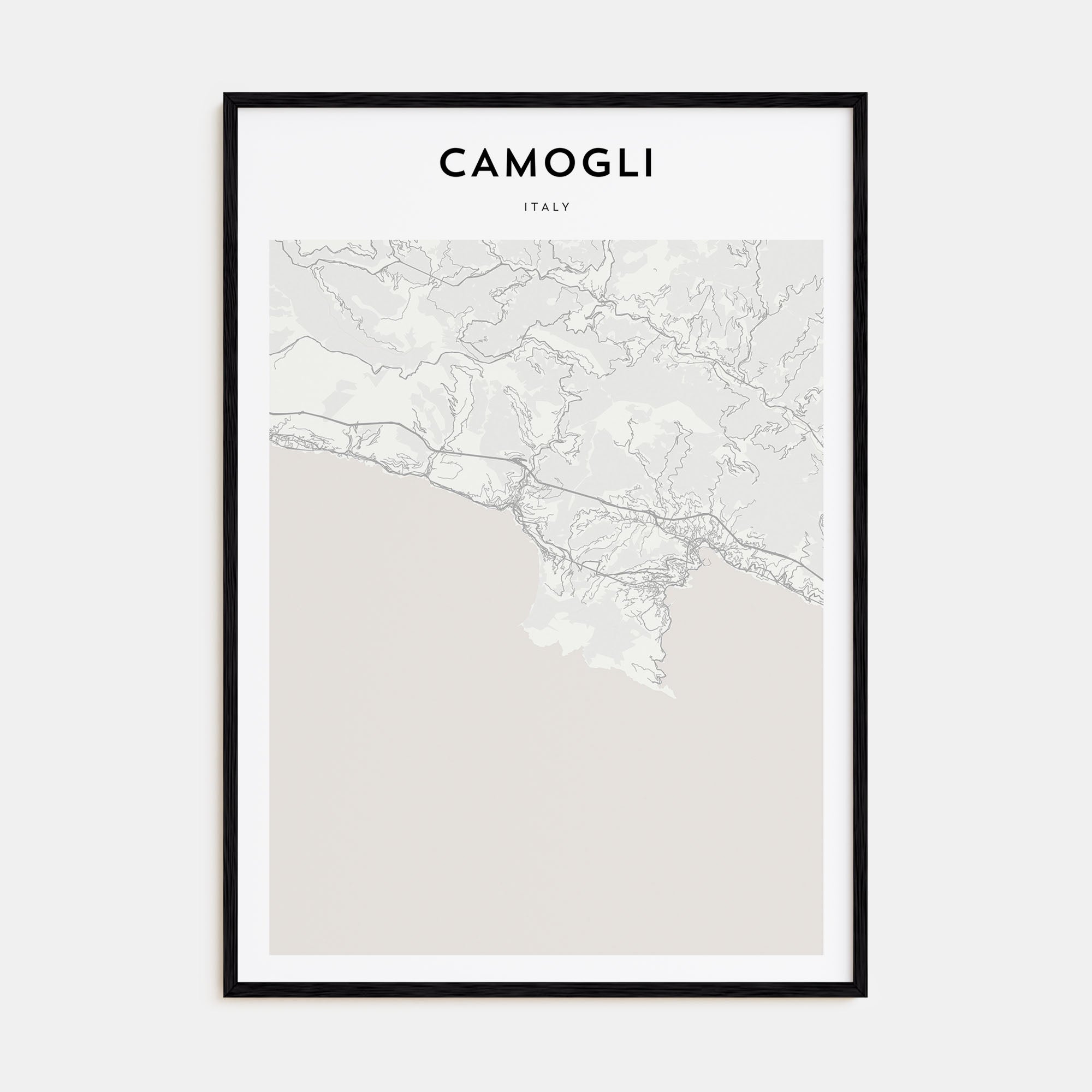 Camogli Map Portrait Poster