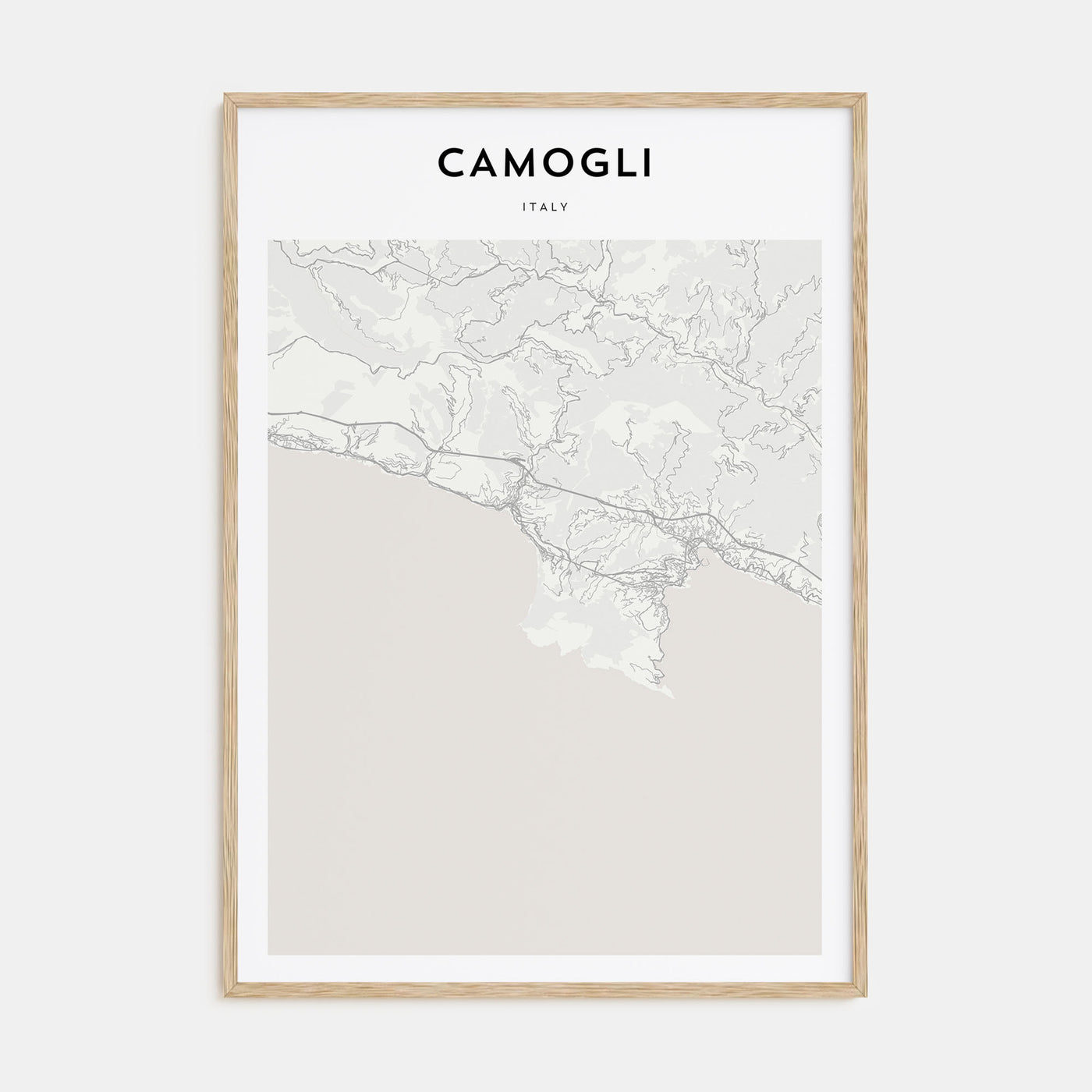 Camogli Map Portrait Poster