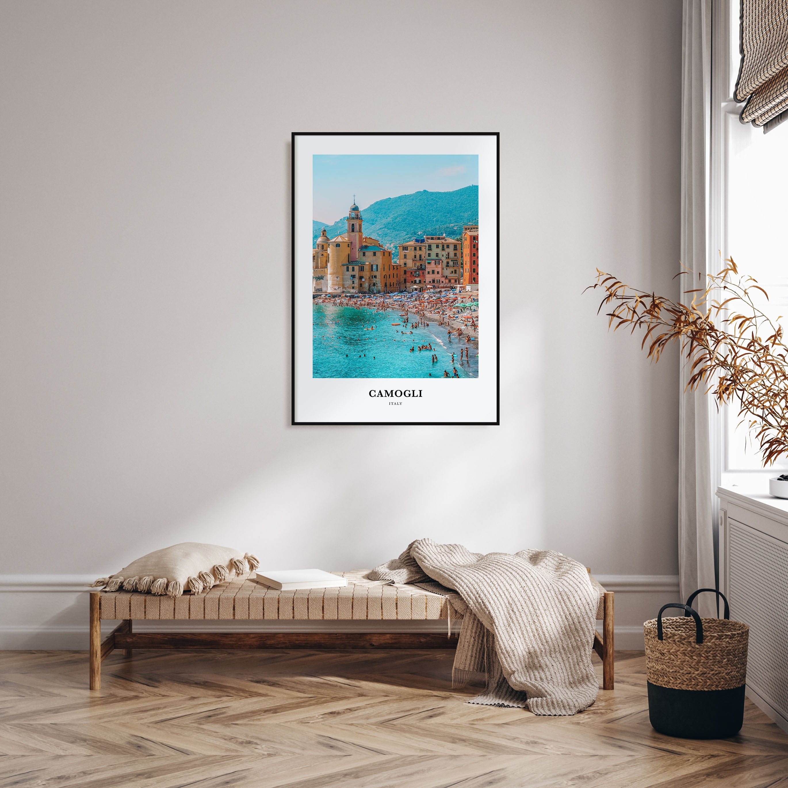 Camogli Portrait Color Poster