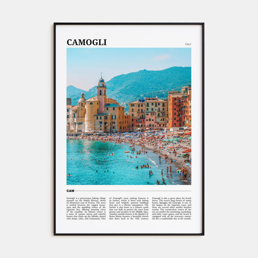 Camogli Travel Color Poster
