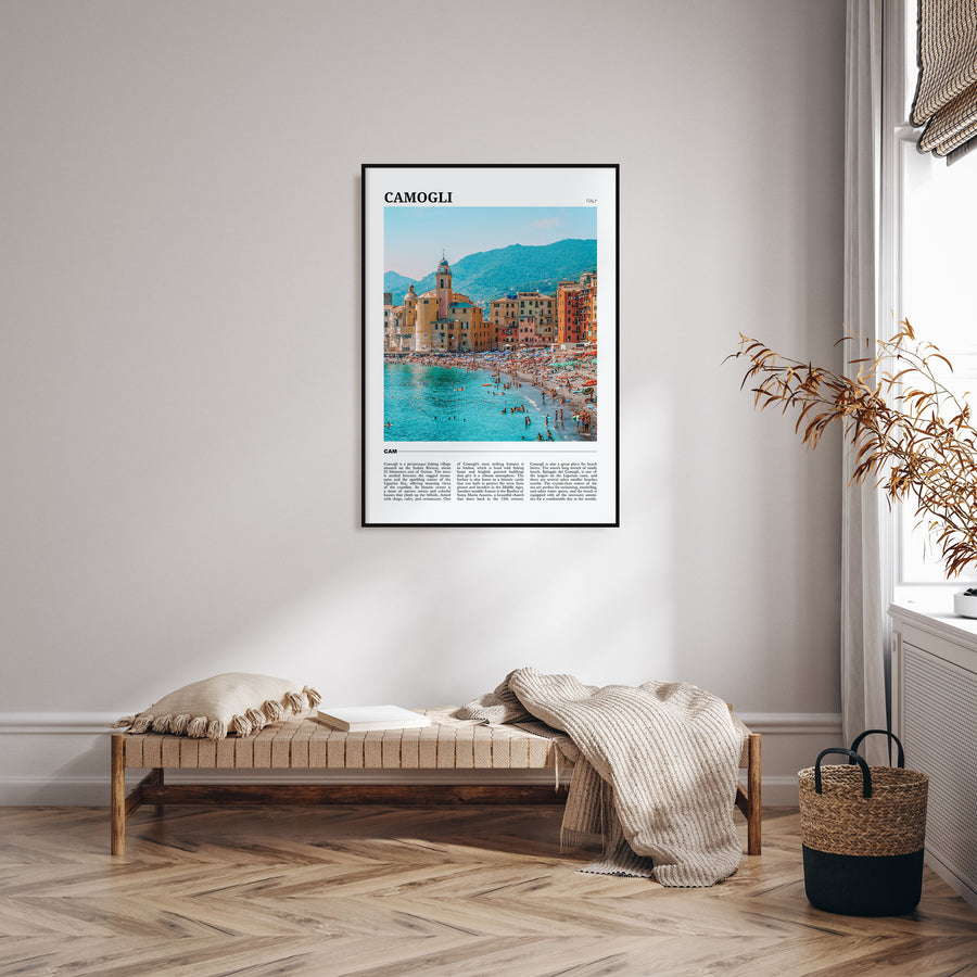 Camogli Travel Color Poster