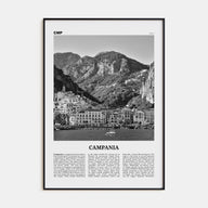 Campania Travel B&W Poster