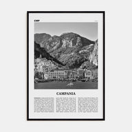 Campania Travel B&W Poster