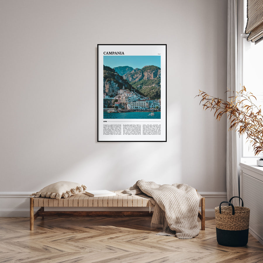 Campania Travel Color Poster
